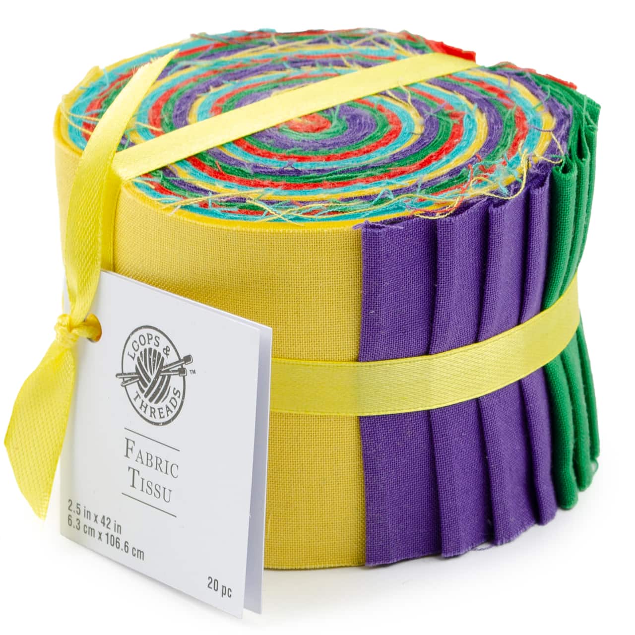 Bright Solid Cotton Fabric Strips by Loops &#x26; Threads&#x2122;